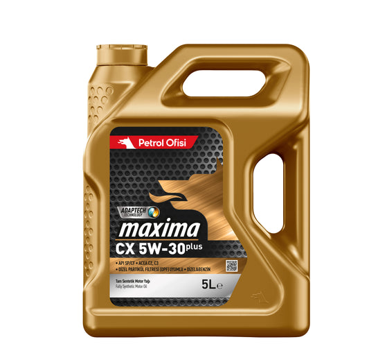 Maxima CX 5W-30 5 Litres  Fully Synthetic Engine Oil ACEA  C2 C3 MB 229.31 SP/CF